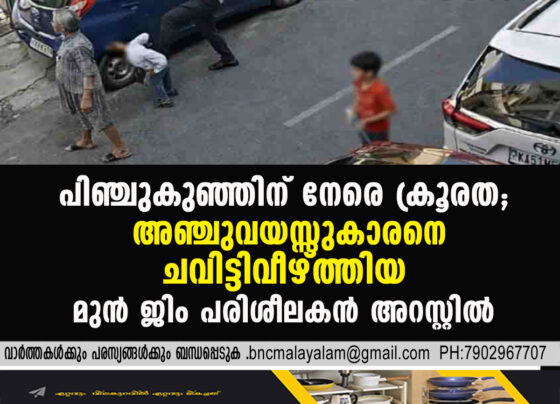 Brutality on a Child at Play: Former Gym Trainer Arrested for Assaulting Five-Year-Old in Bengaluru