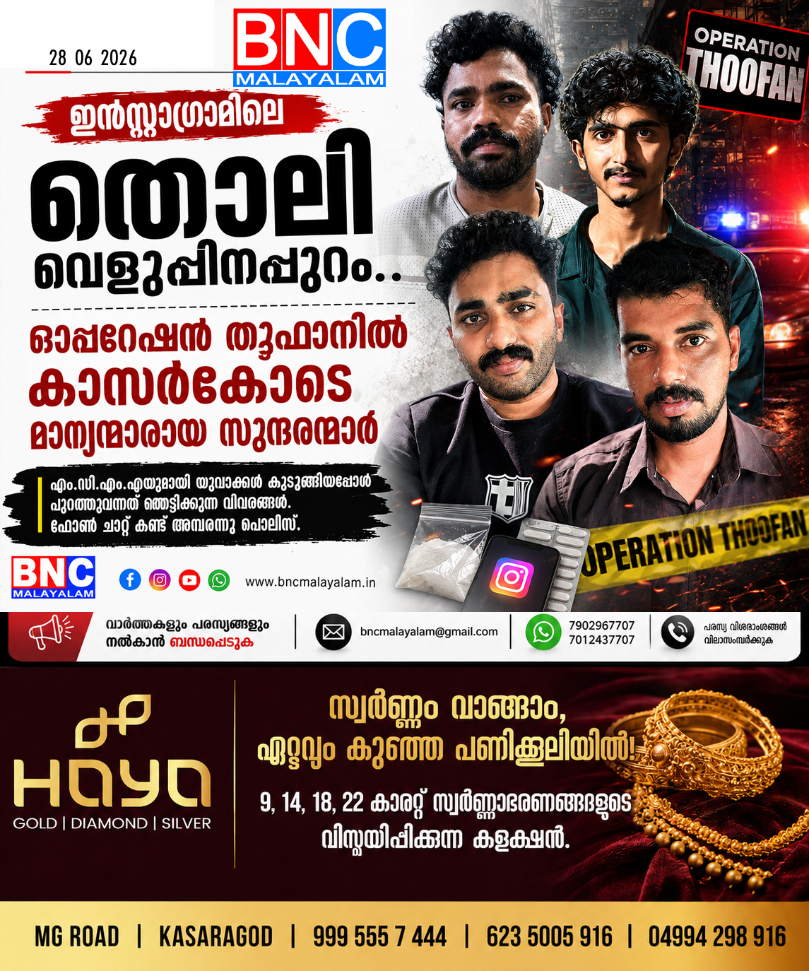 385: ഓപ്പറേഷൻ തൂഫാനിൽ കാസർകോട് വിറച്ച മാന്യന്മാരായ സുന്ദരന്മാർ : എം.ഡി.എം.എയുമായി യുവാക്കൾ കുടുങ്ങിയപ്പോൾ പുറത്തുവന്നത് ഞെട്ടിക്കുന്ന വിവരങ്ങൾ. ഫോൺ ചാറ്റ് കണ്ട് അമ്പരന്നു പോലീസ് .